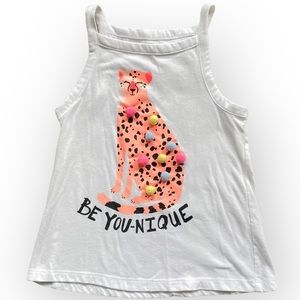 ARIZONA JEANS Cheetah Be You-nique Tank Top
